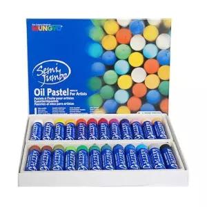 [알파][문교]점보오일파스텔세트 24색