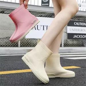 [오노마] ONM 베이지색 핑크색 레인슈즈 비오는날 방수신발 방한화 (S8532054)