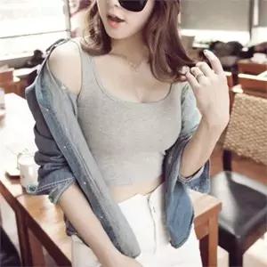 [오노마] ONM 여름 민소매 나시티 크롭탑 배꼽티 이너나시 데일리 (S8652185)