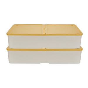 씨밀렉스 언더베드 리빙박스 옐로우, 2개