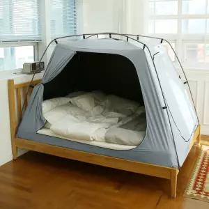 산들로 암막 95 보온 폴리 난방텐트 2인용 더블 SA-IT026 거실형 겨울 가족 실내텐트