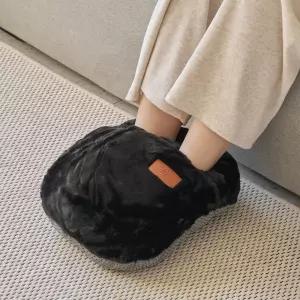 한양 밍크 발온열기 충전식 온수 발 찜질기 발난로 찜질팩 블랙