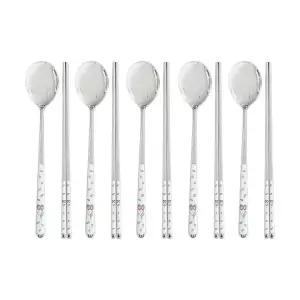 [롯데백화점]코렐코디네이츠 플럼 수저5벌세트