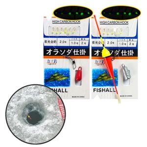 얼음낚시 빙어채비 6단 바늘 봉돌 빙어채비세트
