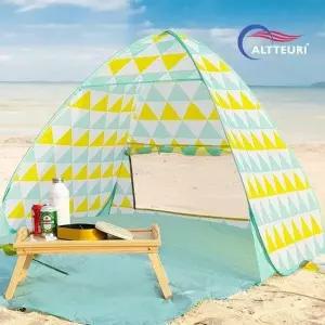 [NS홈쇼핑]피크닉 원터치 텐트 파크민트 대형/그늘막텐트/돔텐트/팝업텐트/자동텐트/대형텐트/모기장/..