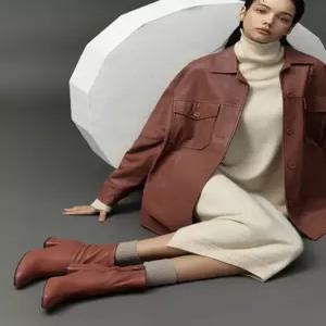 [나인웨스트]나인웨스트 뉴에이미 스트레치 양가죽 부츠 NW037