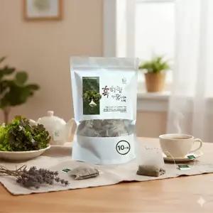 MD초이스 유기농 흑하랑 상추차 락투신124배 1.5g X60티백 단꿈나라