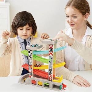 미니카트랙 주차타워장난감 레이싱 레일 주차장놀이