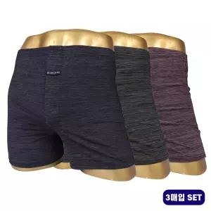 바풀 SN BP 189802-T 남성 사각팬티 박서 트렁크 소프트 니트 3매입