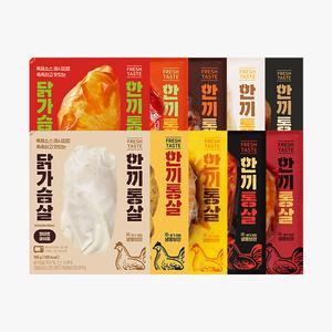 한끼통살 닭가슴살 20팩 / 소스닭 스팀 양념