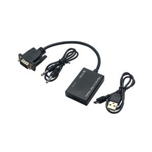 VGA to HDMI 변환 컨버터 RGB 모니터 연결잭 음성지원