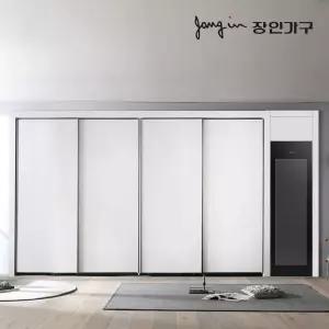 장인가구 단테 모던 스타일러 슬라이딩 붙박이장 300cm