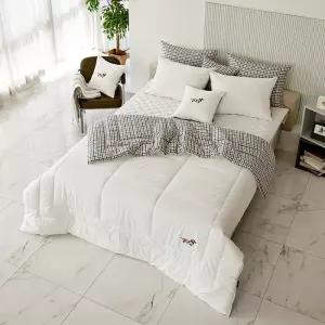 고밀도 심슨 화이트(9온스) 퀼트이불 싱글