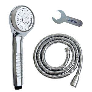 베이직 샤워기헤드 + 1.5M 국산 메탈 샤워호스 샤워기호스 샤워기헤드세트 샤워줄세트