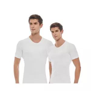 제임스딘 100수 남자반팔런닝 셔츠 고급 메리야스 1매