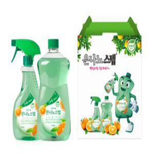 [은나노스텝] 시즌3 다용도 세정제 2종(550ml+1100ml) (100% 프랑스산 베이킹소다 사용)