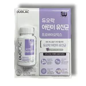 [듀오락]쎌바이오텍듀오락키즈세계특허유산균코스트코750MGx100정