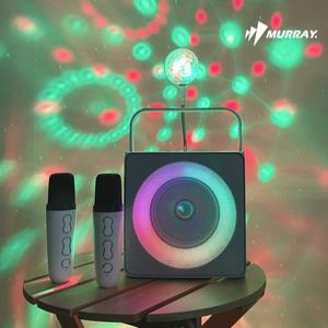 블루투스 노래방 듀얼마이크 30W 고출력 리얼노래방 사운드 집에서도 파티분위기