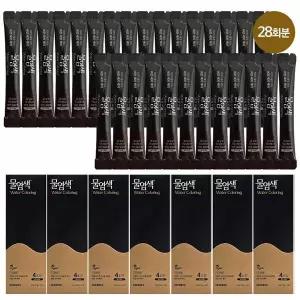 [하프클럽/] 물염색 비건 새치 염색약 와인브라운 28회분(4회분x7개)