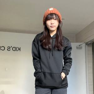 따뜻한 기모 안감 여성 후드티 3XL ~ 5XL 단체티 오버핏 빅사이즈