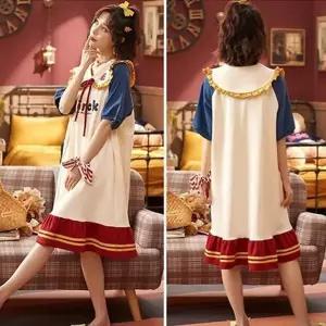 [셀러허브][예펫] 여성 여름 캐릭터 파자마 잠옷 원피스 (L) (S11289785)