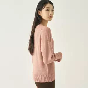 [지센] 피어로즈 스팽글 메탈릭 라운드 풀오버 LFKTNA19_PK