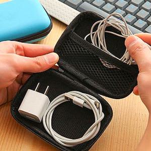 단단한 하드파우치 외장하드 충전기 케이블 보조배터리 USB 보관 파우치 케이스