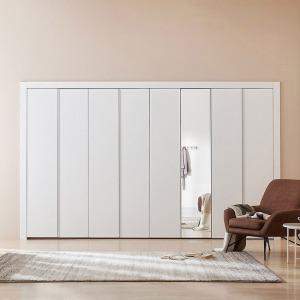 한샘 바이엘 채널 거울 붙박이장 화이트_서랍형(18종/택1)