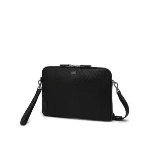 [롯데백화점]닥스 액세서리 LL[쇼핑백동봉] 블랙 DD 패턴 경판 소가죽 클러치 DBBA4E013