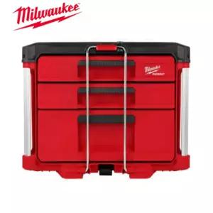 밀워키 48-22-8447 팩아웃3단 멀티 서랍장 공구함 공구수납 잠금장치