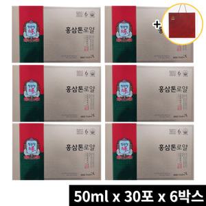 정관장 홍삼톤 로얄 홍삼 제품 홍삼선물세트 50ml 30포 6박스
