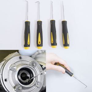 ㄱ자 갈고리 후크 송곳 4종 1set 고무링 패킹 저거 오링 풀러 후크 드라이버 공구