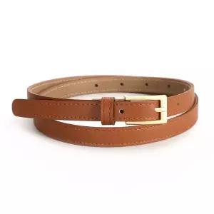 [하프클럽/샵앤]정장바지 원피스용 폭1.5센티 4컬러 여성 벨트 TU-WBT-0611-카멜