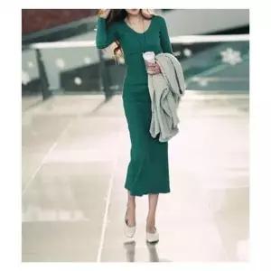 [오노마] ONM 면 간절기 심플 핏 원피스 캐주얼 잔골지 데일리 (S11879501)