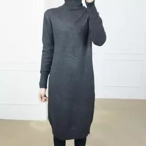 [오노마] ONM 베이직 롱 정장원피스 캐쥬얼원피스 원피스 니트 폴라 (S12075334)