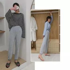 [오노마] ONM 체육복바지 짐웨어 체육복 회색트레이닝바지 (S11575605)