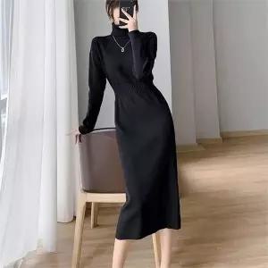 [오노마] ONM 페미닌 골지 내츄럴 데일리 라인 폴라 롱원피스 (S9617831)