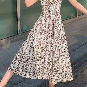 [오노마] ONM 플라워 끈조절 나시 원피스 ST140 (S9996472)