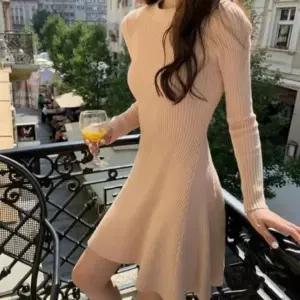 [오노마] ONM DHH-B89 핏 플레어 미니 골지 니트 원피스 (S11878829)