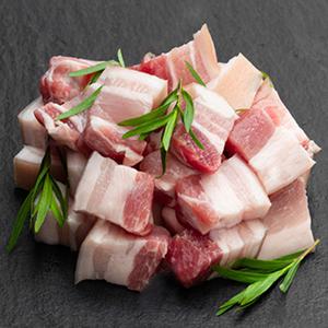 도감푸드 돼지고기 삼겹살 찌개용 삼겹살 500g