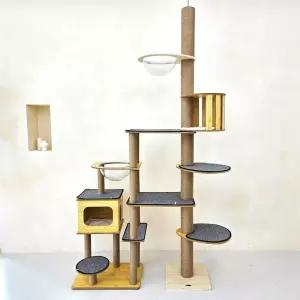 펫이랑 우드 캣폴타워 캣타워 고양이 숨숨집 스크래쳐 장난감