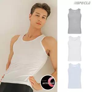 [스페클로][흡습속건]남성 에어로쿨 매쉬 블라이스 런닝 3종세트 남자 민소매 나시 메리야스 런닝셔츠 속옷