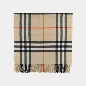 [버버리]버버리 자이언트 체크 케시미어 공용 머플러 8085931