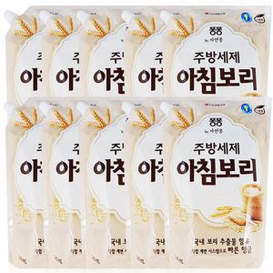 엘지생활건강 퐁퐁 아침보리 주방세제 리필 1.2L 10개