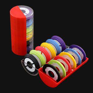 [머털낚시]MTF 원줄 보관함 실리콘 줄감기 세트 12개입 낚시 줄감개