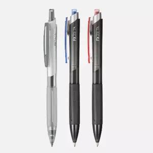 모나미 FX ZETA 제타 유성 펜 볼펜 0.5mm 0.7mm 1.0mm 흑 적 청 1타 (12입)