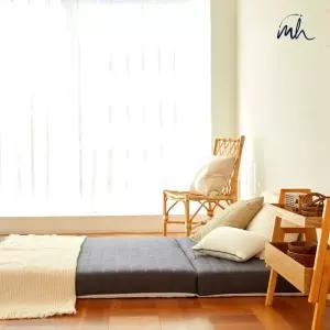 몽스홈 원룸 바닥 단단한 3단 접이식 접는 침대 토퍼 매트리스 10cm 멀티싱글(MS)