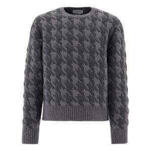 [밀라코/국내] 톰브라운 하운드투스 퀼티드 메리노 울 니트 MKA421A Y9017 055