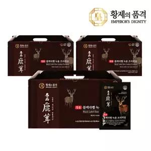 [황제의품격] 블랙라벨 녹용 프리미엄 (70mlX30포) 3박스