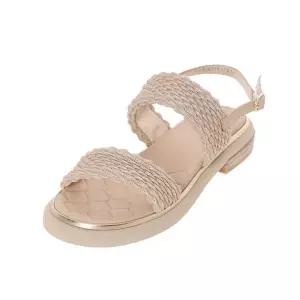 [NS홈쇼핑][소다] 소다제화 여성 스트래치 투밴드 샌들 베이지 ALD404 TW-32..